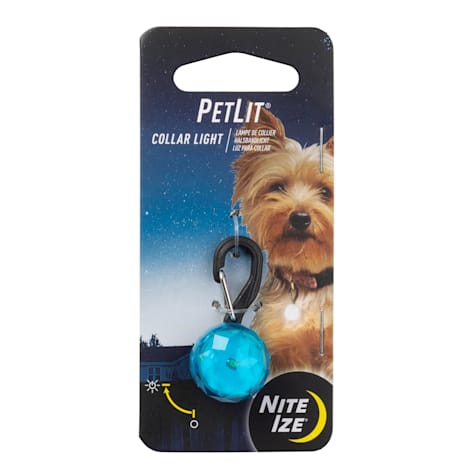 Nite Ize PetLit Light Blue Dog Collar