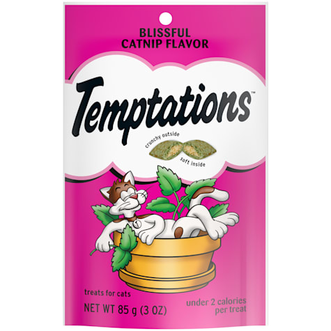 Temptations Classic Blissful Catnip Flavor Crunchy and Soft Cat Treats