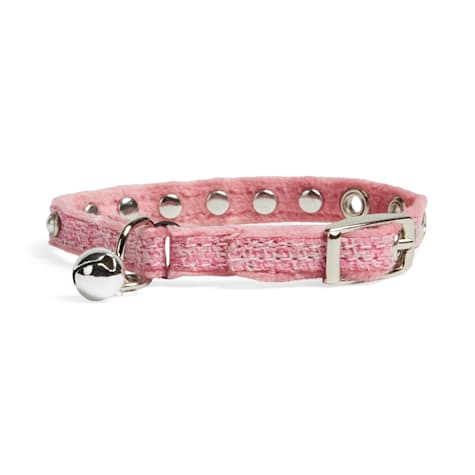 YOULY Pink Bling Kitten Collar