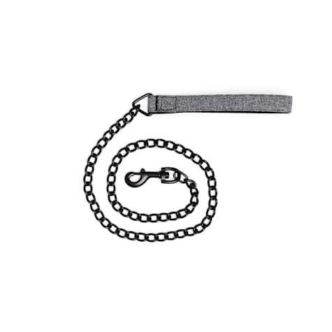 YOULY Black Chain Dog Leash