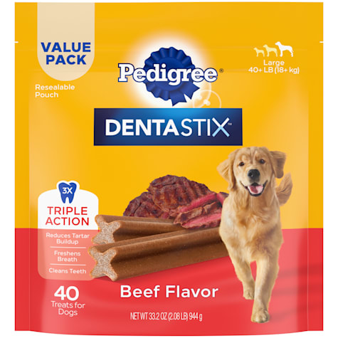 Pedigree Dentastix Beef Flavor Large Dog Dental Treats