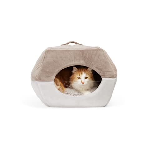 EveryYay 2-in-1 Novelty Pyramid Convertible Cat Bed