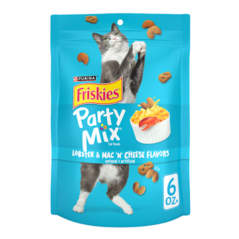 Friskies Party Mix Lobster & Mac 'N' Cheese Flavors Cat Treats