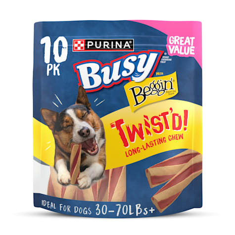 Purina Busy With Beggin' Twist'd Made in USA Facilities Small/Medium Breed Dog Treats