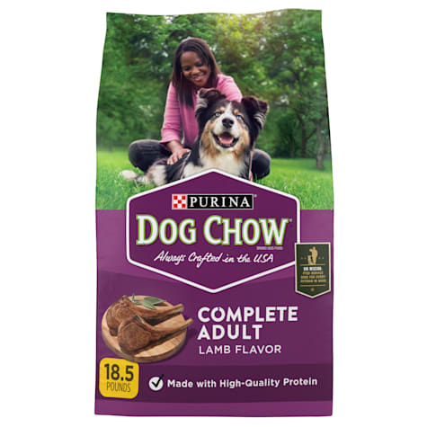 Purina Dog Chow Complete With Lamb Flavor Adult Dry Dog Food Kibble