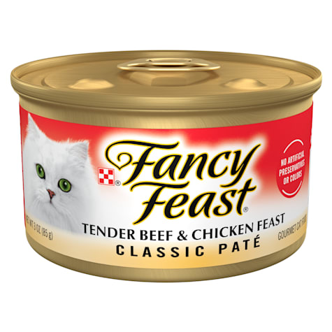 Fancy Feast Grain Free Tender Beef and Chicken Classic Pate Wet Cat Food