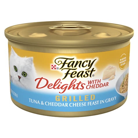 Fancy Feast Delights Tuna & Cheddar Cheese Feast in Gravy Wet Cat Food