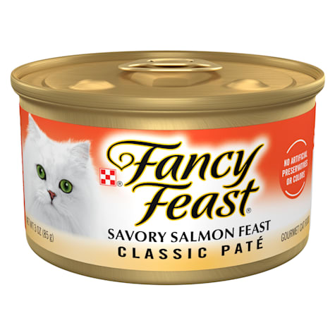 Fancy Feast Salmon Feast Classic Grain Free Wet Cat Food Pate