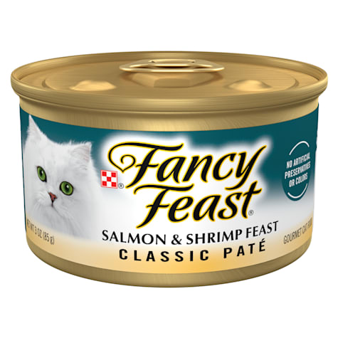 Fancy Feast Grain Free Salmon and Shrimp Classic Pate Wet Cat Food