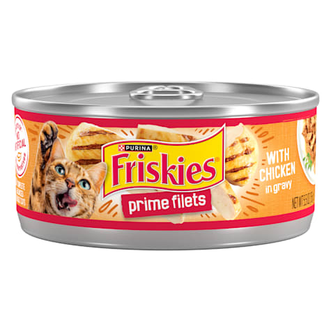 Friskies Prime Filets With Chicken in Wet Cat Food Gravy