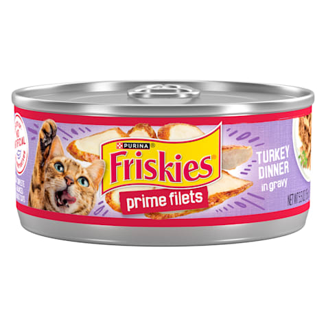 Friskies Prime Filets Turkey Dinner in Wet Cat Food Gravy