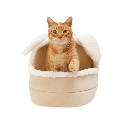 EveryYay Bunny Ear Convertible Hooded Cat Bed