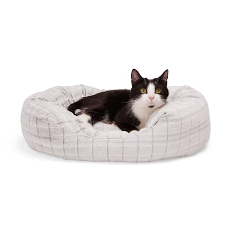 EveryYay Large Faux Fur Spec Cat Bed