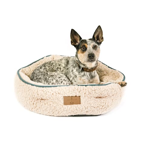 P.L.A.Y. Left Pine Tan Tufted Dog Bed