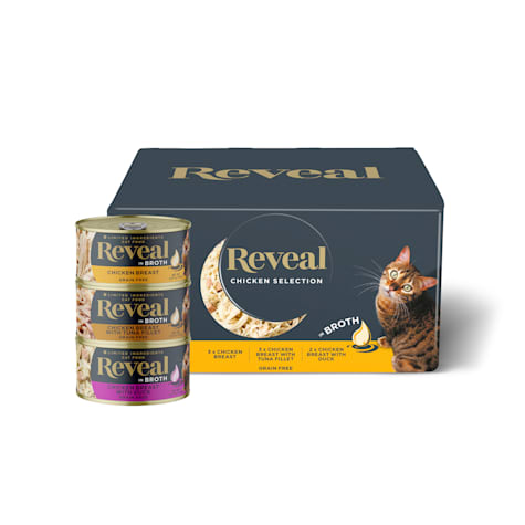 Reveal Limited Ingredient Natural Grain Free, Chicken in Broth Wet Cat Food Variety Pack