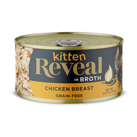 Reveal Limited Ingredient Natural Grain Free, Chicken Breast in Broth Wet Food for Kitten