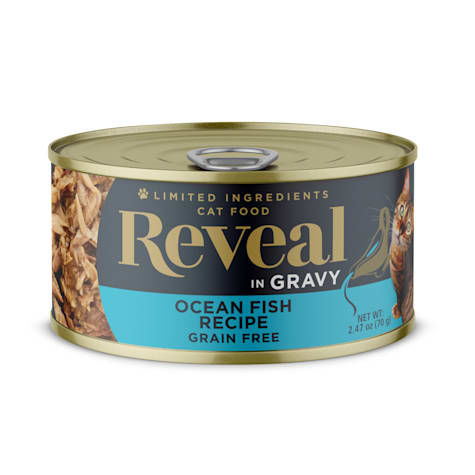 Reveal Limited Ingredient Natural Grain Free, Ocean Fish in Gravy Wet Food for Cats