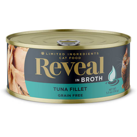 Reveal Limited Ingredient Natural Grain Free, Tuna Fillet in Broth Wet Food for Cats