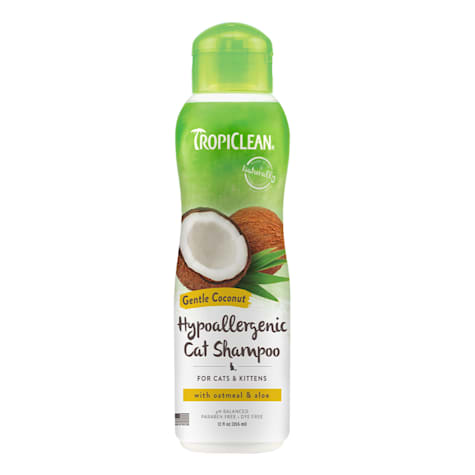 TropiClean Gentle Coconut Hypoallergenic Cat & Kitten Shampoo