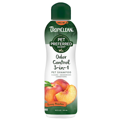 TropiClean Pet Preferred Sunny Peach Odor Control Shampoo for Dogs & Cats