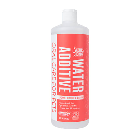 Skout's Honor Peanut Butter & Bacon Oral Care Water Additive for Pets
