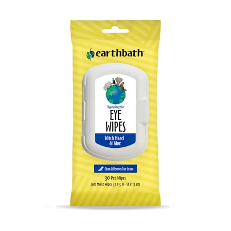 Earthbath Soft Hypoallergenic Eye Wipes for Pets