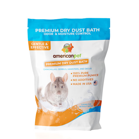 American Pet Chin Premium Dry Dust Bath for Small Animals