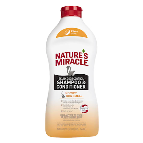 Nature's Miracle Skunk Odor Control Shampoo And Conditioner for Pets