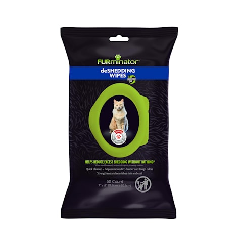 FURminator DeShedding Grooming Wipes for Cats