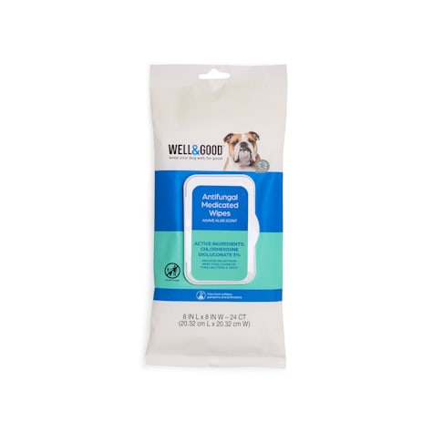 Well & Good Anti-Fungal Medicated Dog Wipes
