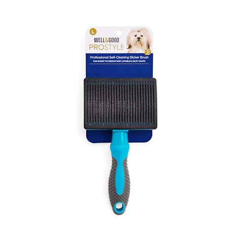 Well & Good ProStyle Dog Self-Cleaning Slicker Brush
