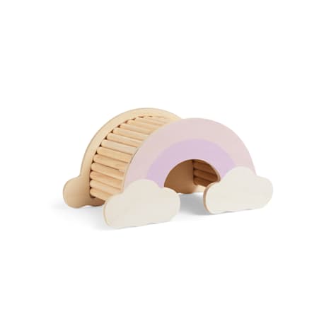 EveryYay Rainbow Wooden Hideaway for Small Animals