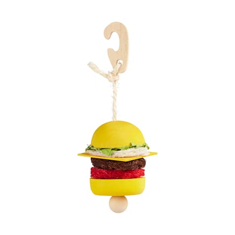 EveryYay Burger Hanging Toy for Small Animals