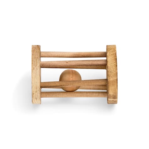 EveryYay Wood Wheel with Ball for Small Animals