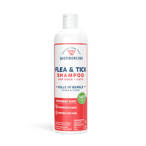 Wondercide Flea & Tick Shampoo for Dogs and Cats Killer treatment with Natural Essential Oils