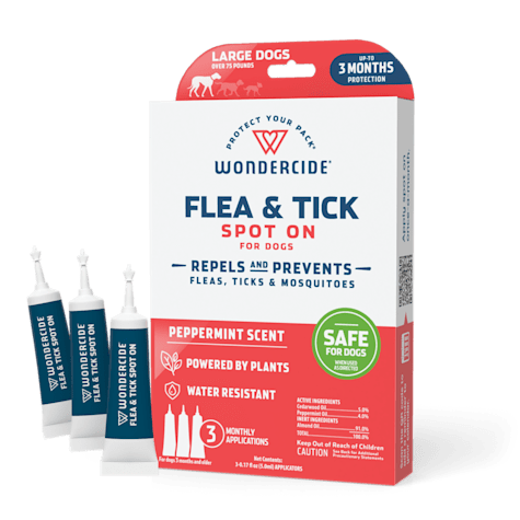 Wondercide Flea & Tick Spot on for Large Dogs with Natural Essential Oils