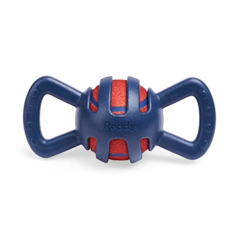 Reddy Navy Tennis Ball Tug Dog Toy