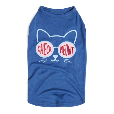 YOULY Check Meowt Cat T-Shirt