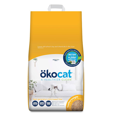 Okocat Unscented Featherweight Clumping Wood Cat Litter