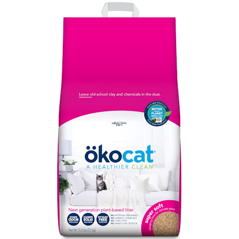 Okocat Super Soft Clumping Wood Delicate Paws Cat Litter