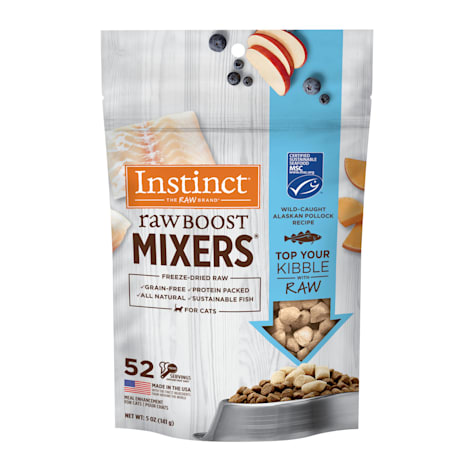 Instinct Raw Boost Mixers Pollock Freeze-Dried Cat Food Topper