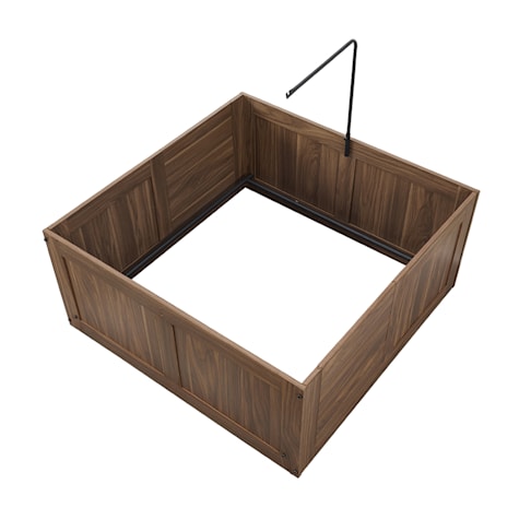 UniPaws Whelping Box for Dogs Puppies in Walnut