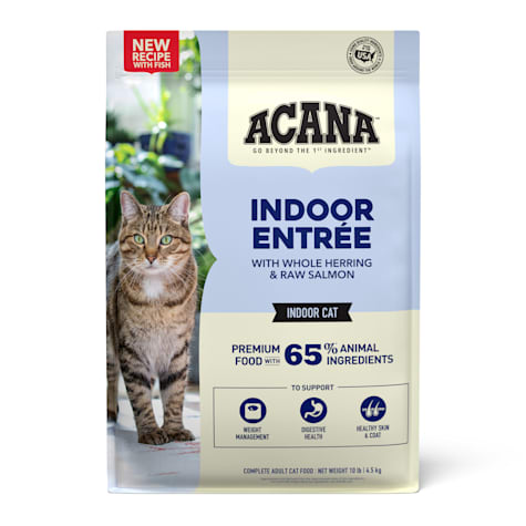 ACANA Indoor Entree Fish with Whole Herring & Raw Salmon Adult Dry Cat Food