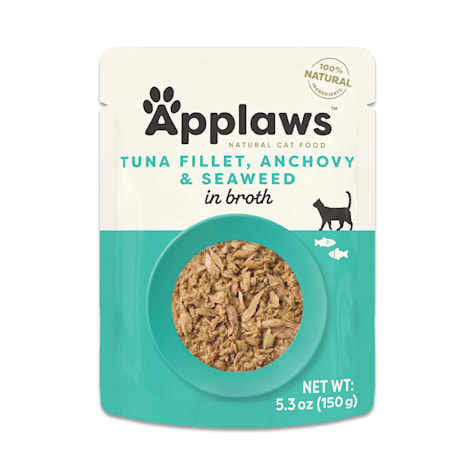 Applaws Limited Ingredient Tuna with Anchovies in Broth Wet Cat Food