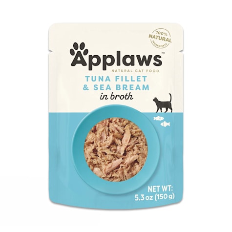 Applaws Limited Ingredient Tuna with Seabream in Broth Wet Cat Food