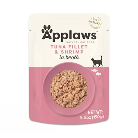 Applaws Limited Ingredient Tuna with Shrimp in Broth Wet Cat Food