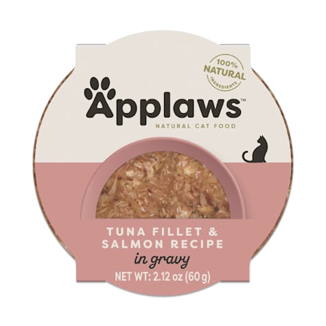 Applaws Natural Wet Cat Food Tuna Fillet with Salmon in Gravy