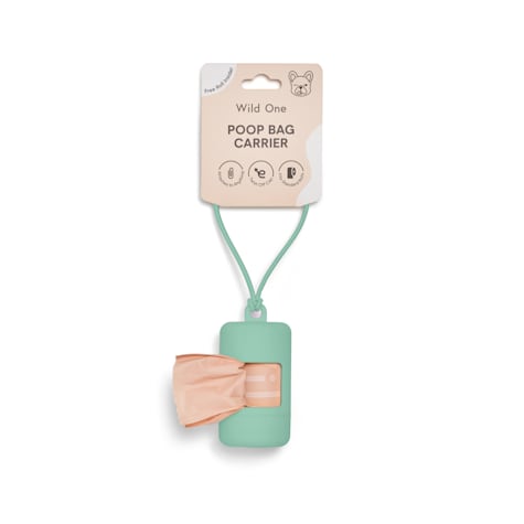 Wild One Seafoam Poop Bag Carrier for Dogs