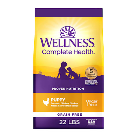 Wellness Complete Health Grain Free Chicken & Salmon Recipe Dry Puppy Food