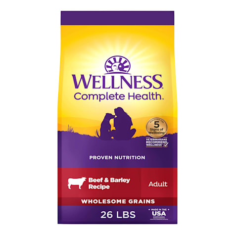 Wellness Complete Health Grained Beef & Barley Recipe Adult Dry Dog Food
